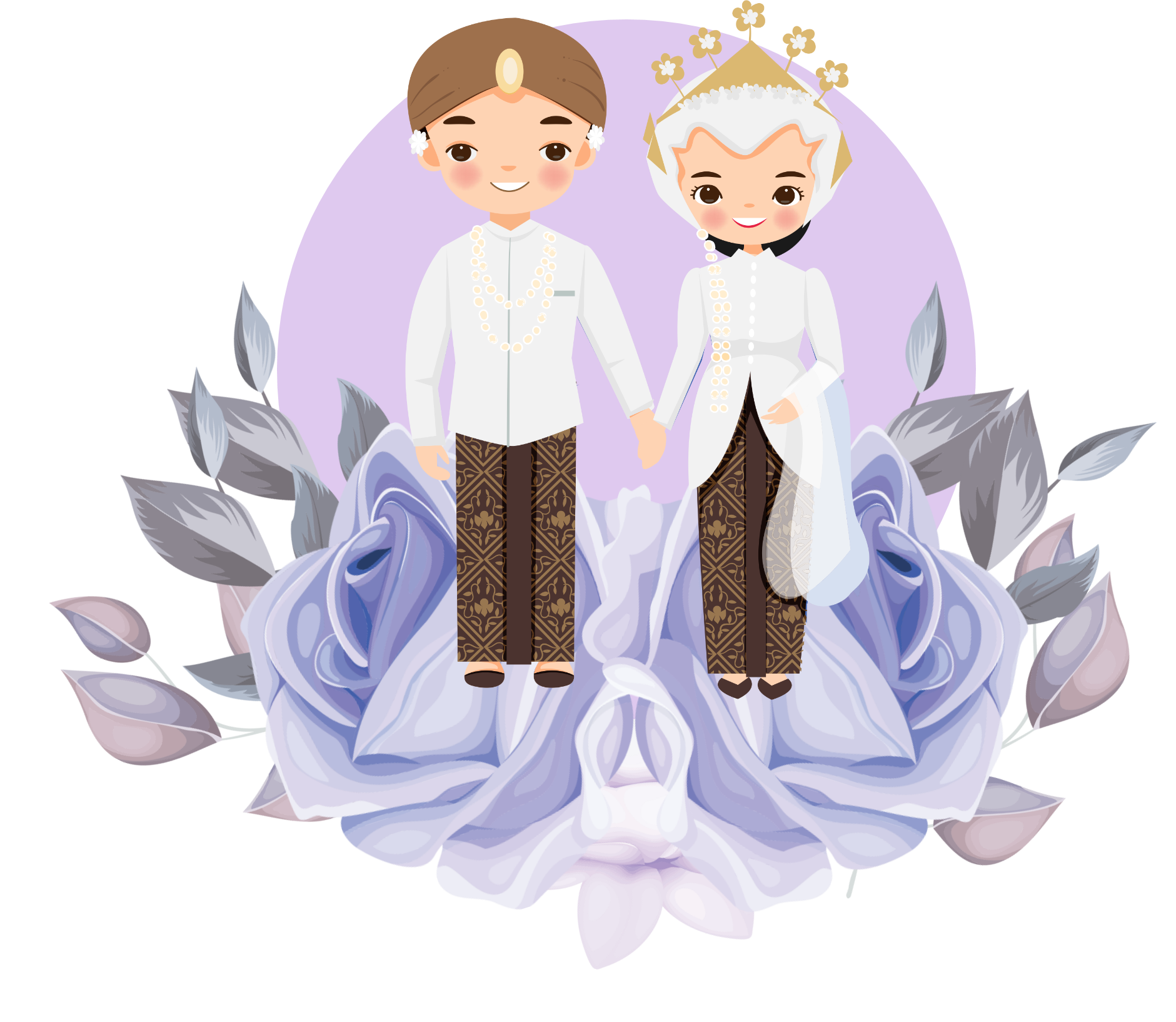 animasi undangan pernikahan digital mempelai